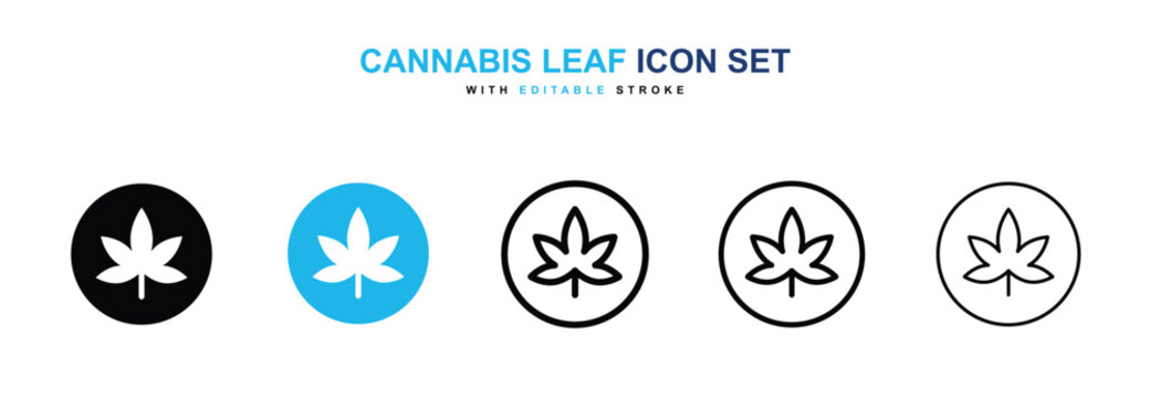 Cannabis leaf icon