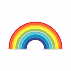 Fototapeta premium Colorful Rainbow Arc Illustration