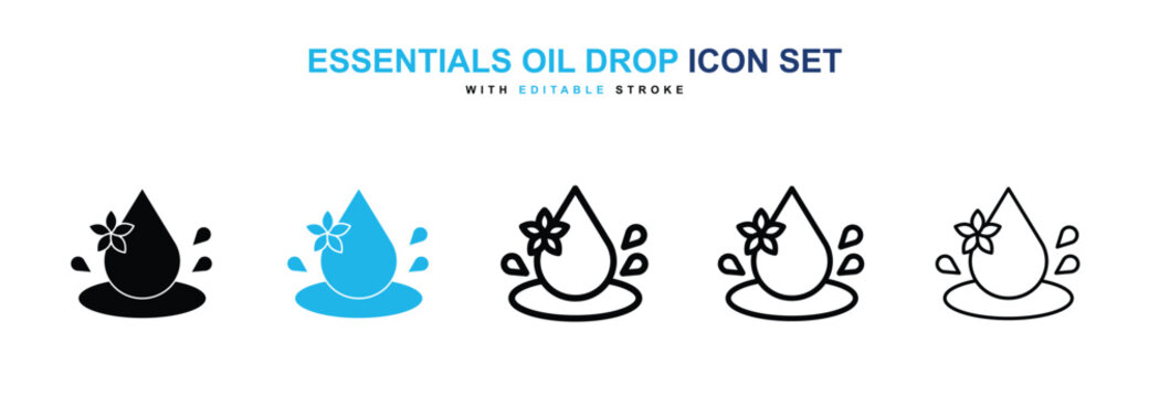 Essentials oil drop icon