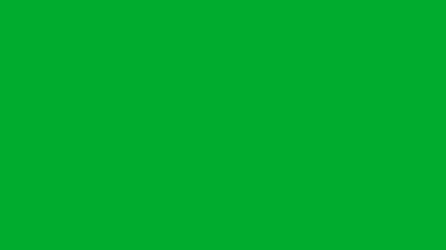 2d animated Cars driving on a highway road in full side profile view layout animation on green screen. Modern red hatchback and classic white sedan automobile vehicles moving fast in traffic