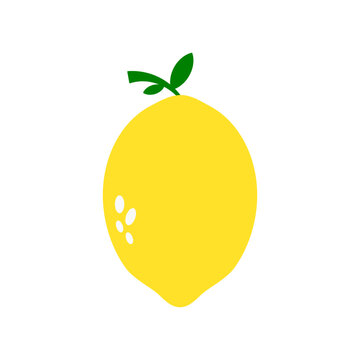 Fresh lemon illustration. Fresh Orange Vector Illustration