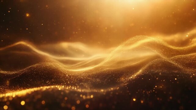 Gently drifting luminous particles layered cosmic haze subtle ambient light trails glow elegant