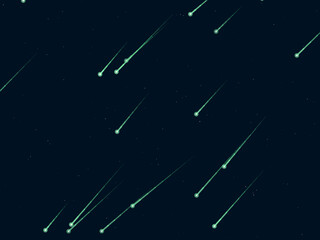 Falling Stars Comet Trails Dark Sky Pattern © iushakovsky
