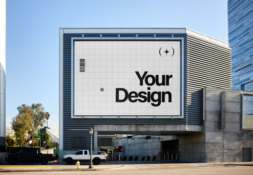 Mockup Of Customizable Billboard