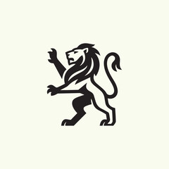 Fototapeta premium Heraldic Lion Logo