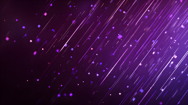 Stunning Night Sky with Shooting Stars and Sparkles