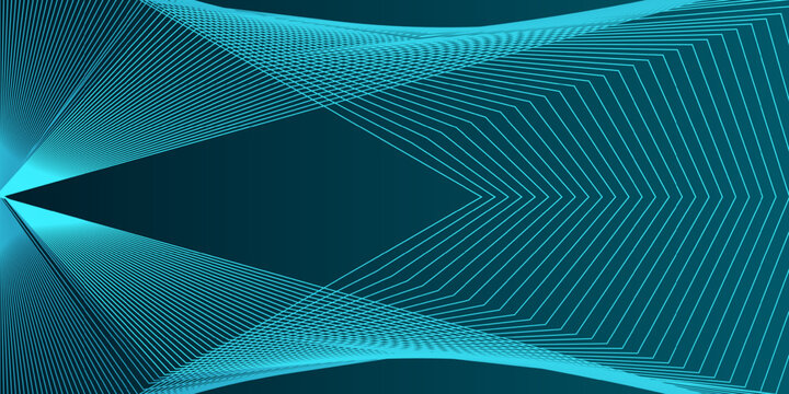 Modern Directional Line Architecture with Futuristic Energy Flow, High Tech Abstract Composition for Business and Innovation Themes