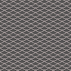 Fish scale seamless pattern. China traditional ornament. Decorative asian background. Vector © Tatiana