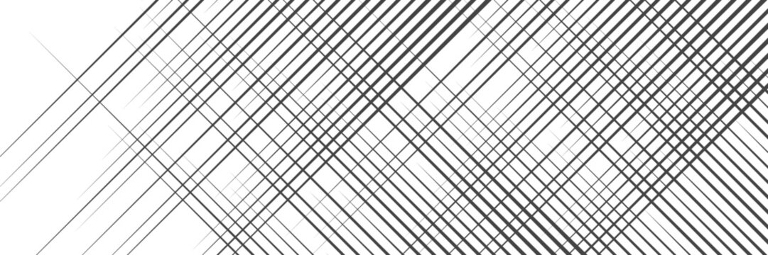 Anime textured crossed background. Checkered pattern with diagonal random lines. Race flag pattern. Speed concept bg. Vector