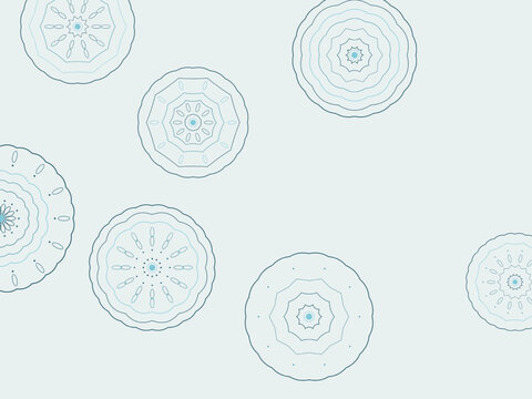 Vintage Crochet Doily Radial Symmetry Background