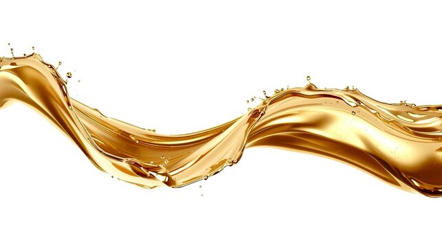 liquid gold liquid splash