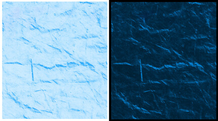 Glacial ice texture background, frozen arctic surface with cracks and crevices, light and dark blue winter ice patterns for nature design © MstNadira