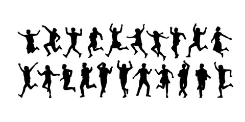 Obraz premium Silhouette of People Doing Various Martial Arts Kicks and Fighting Stances on a White Background Featuring Kick, Stance, Combat with Combat Sports