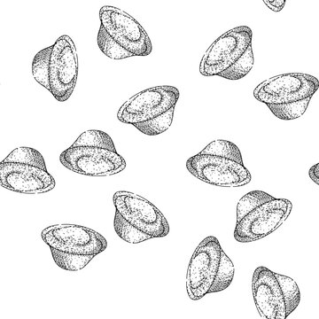 seamless pattern aioli sauce hand drawn. sriracha pesto, b chamel chimichurri, teriyaki soy aioli sauce black sketch illustration