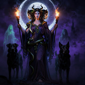 Hecate, the Titan goddess of magic