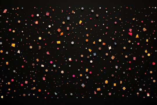 Confetti backgrounds black background constellation.