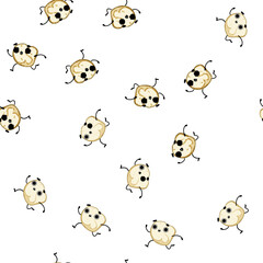 Fototapeta premium pattern box popcorn character cartoon. poster comic, video doodle, kawaii camera box popcorn character sign vector