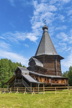 Wooden church, Malye Korely, little Karelia, Arkhangelsk, Russia