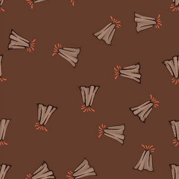 seamless pattern plume volcano eruption cartoon. vent fissure, basalt rhyolite, andesite pumice plume volcano eruption sign vector