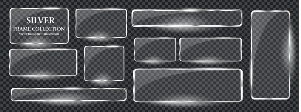 Glass light box for silver frame white and effect button liquid. Text banner template for rectangle digital plastic and 3d texture ui. Frame glass tag for silver grey transparent and glow.
