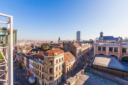Belgium, Brussels, City district Marolles and city centre