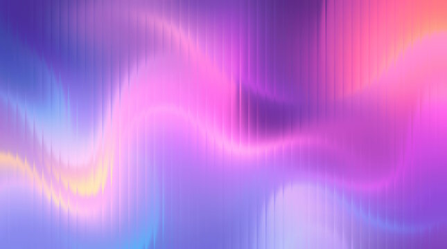 Abstract gradient background with colorful wavy lines for web design and social media