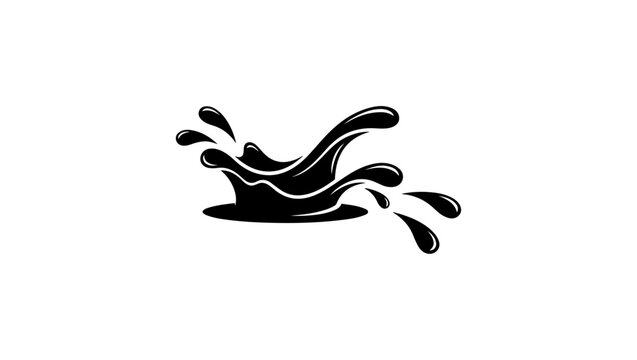 para goblet en todos, milk splash crown, Splash Crown Logo vectors, Milk Splash Crown Concept. Vector Illustration. stock illustration, crown symbol, vector, design, illustration, water, black, tech