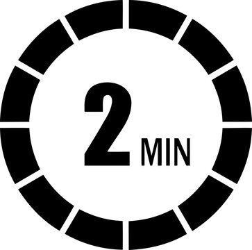 Two Minute Countdown Timer Icon