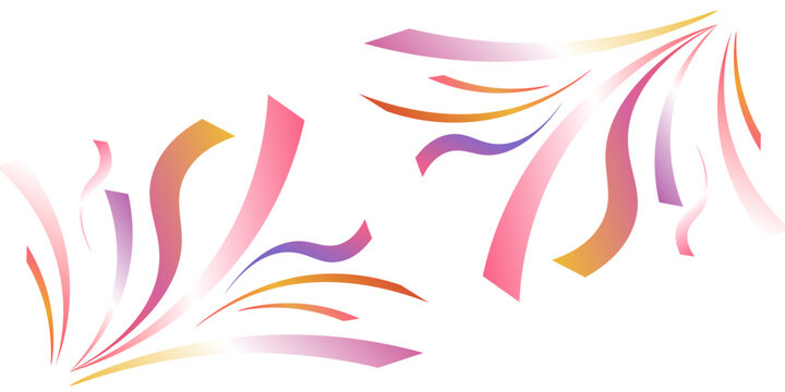 Dynamic Color Lines Splashes Pattern. Vector Background with Flowing Rainbow Lines. Curve and Wave Swirl Ribbons Bg.