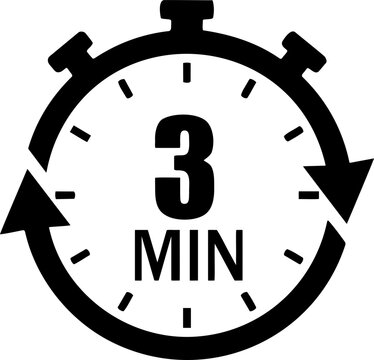 3 Minute Timer Icon