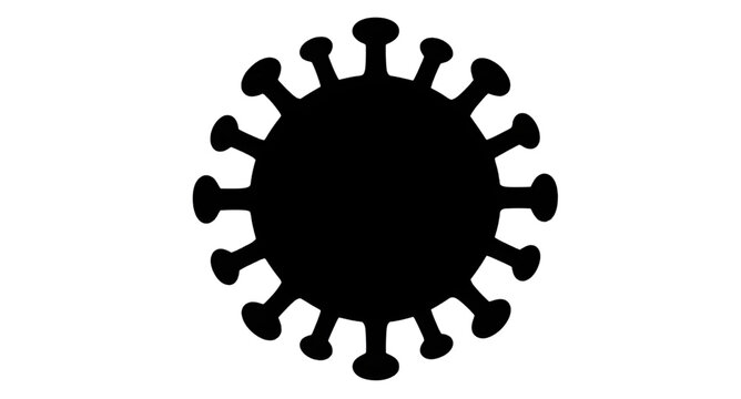 infection, virussilhouette, virusicon, pathogen, germ, microbe, bacteria, disease, microorganism, medical, healthcare, biohazard, contamination, silhouette, vector, illustration, isolated