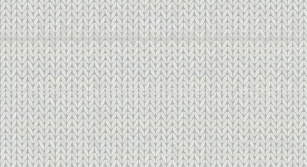 Fototapeta premium Subtle Gray Leaf Pattern Repeating on Light Textile Background