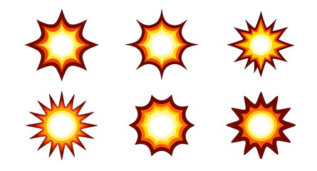 burst, comicburst, explosion, comicstyle, starburst, impact, boom, popart, speechbubble, action, dynamic, cartoon, effect, symbol, vector, illustration, isolated © zpixel