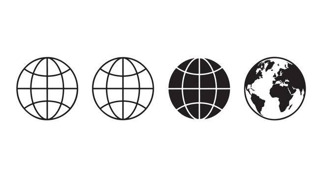 Globe progression icons