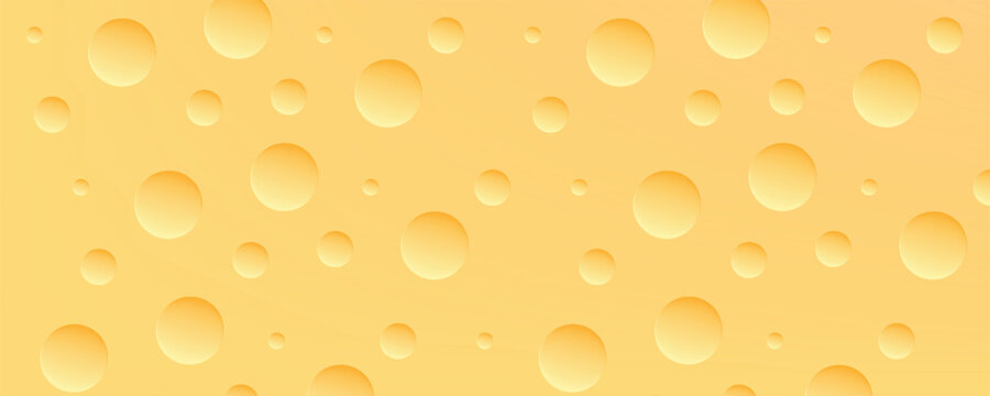Seamless vector background texture of cheese. cheese pattern