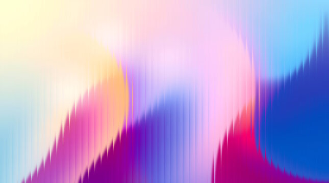 Abstract gradient background with colorful wavy shapes, modern design