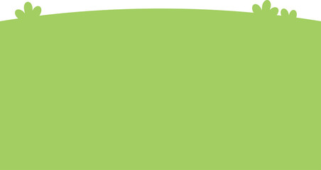 Fototapeta premium Illustration of Green Grass Field
