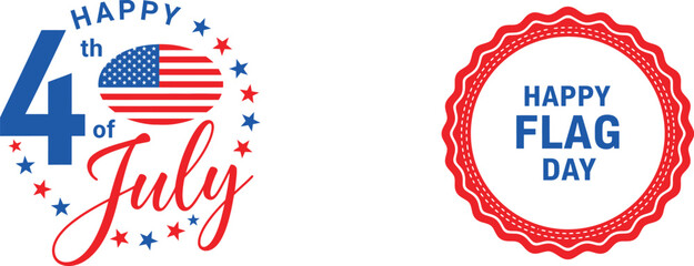 Happy 4th of july and independence day celebrations © Mst