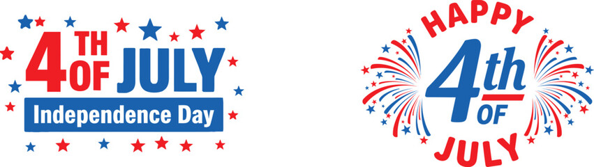 Happy 4th of july and independence day celebrations © Mst