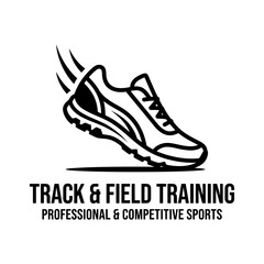 Fototapeta premium Dynamic Sport Shoe Imagery For Track And Field Training High-Performance and Athletic Endeavors