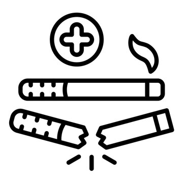 Tobacco Addiction Icon