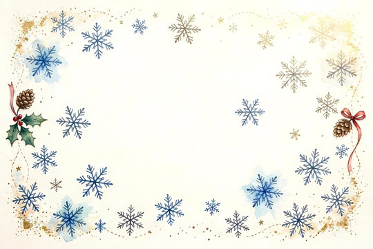 Background illustration with snow patterns, surrounded with some sort of pixie dust, for the magic of christmas and nice lighting. Perfect for wallpapers, letters and christmas cards