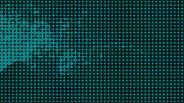world map halftone pattern dots geography global