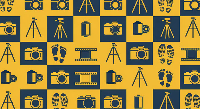 Photography equipment and trail pattern