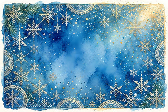 Background illustration with snow patterns, surrounded with some sort of pixie dust, for the magic of christmas and nice lighting. Perfect for wallpapers, letters and christmas cards