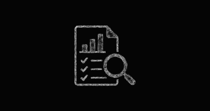 Sketch audit report icon animation - smooth progressive reveal