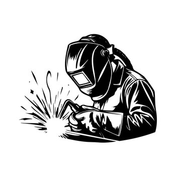 welder working in a factory