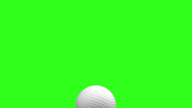Golf ball in motion - loop