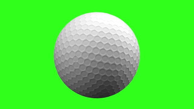 Golf ball in motion - loop