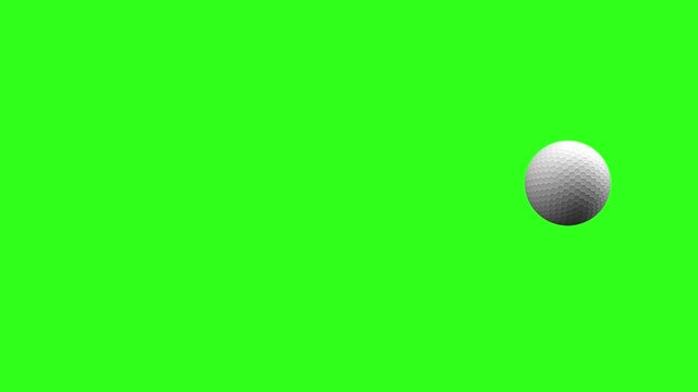 Golf ball in motion - loop